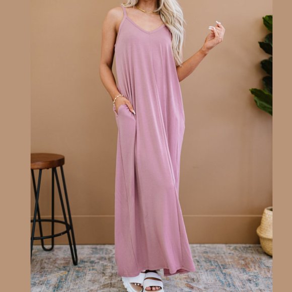 Dresses & Skirts - New Zenana Beach Cami Maxi Dress